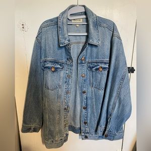 Madewell Oversized Trucker jean jacket size L